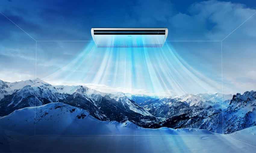 Big Ceiling Samsung techo frio calor